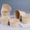 Gubo Disposable Natural Paper Bowls with Chopsticks