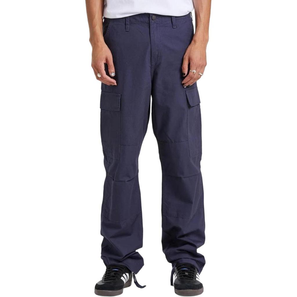Carhartt WIP Logo Patch Straight Leg Pants I032467-01-02