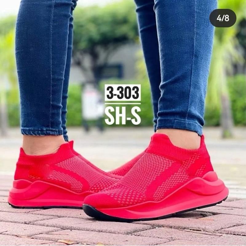 Women Sneakers Fashion Sports Shoes Round Toe Mesh Outer Wear Trend