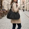 Black Large-capacity Tote Bags Retro Casual Bags Underarm Bag Vintage Handbag Women