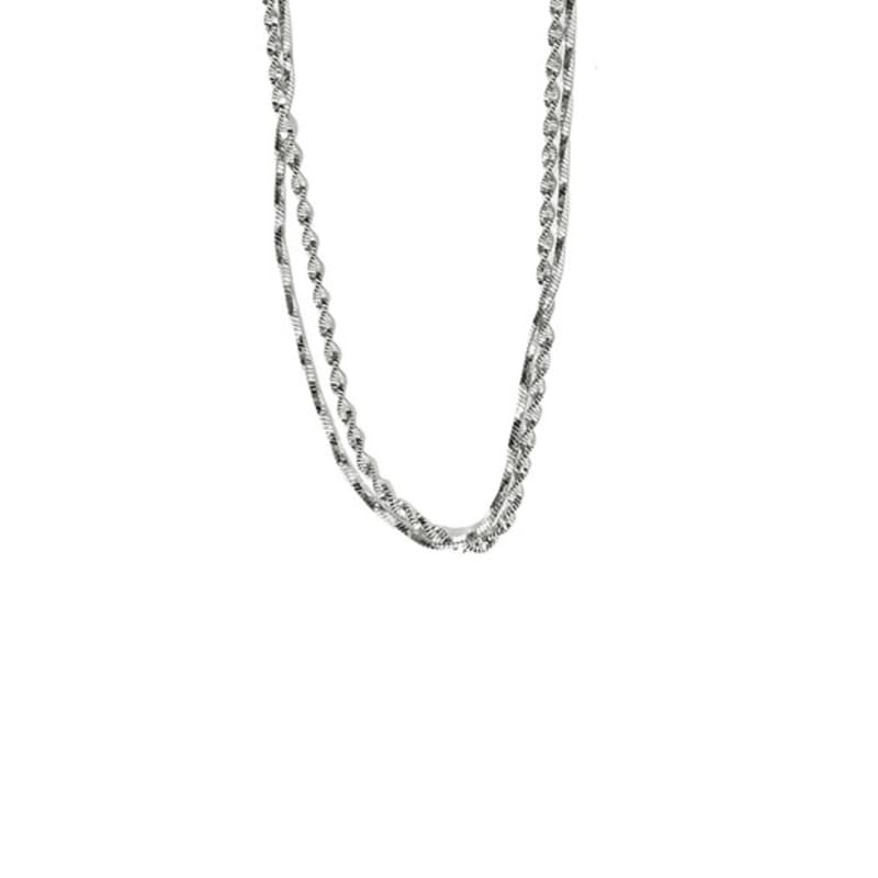 SEWNSWEN DOUBLE SNAKE TWIST NECKLACE
