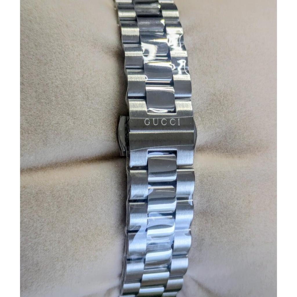 Used New and unused GUCCI GTimeless 30mm watch pink shell diamond YA1265062 women's Gucci mother of pearl