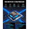 GMKtec M5 Plus Mini PC Ryzen 7 5825U 8G/16G 16/32GB DDR4 512GB/1TB NVMe SSD Windows 11 Pro WiFi6E Doppio LAN 2.5G 3x 4K USB-C