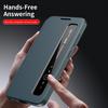 Smart View Window Flip Case for Samsung – Sleep & Call Answer Functions Via APP