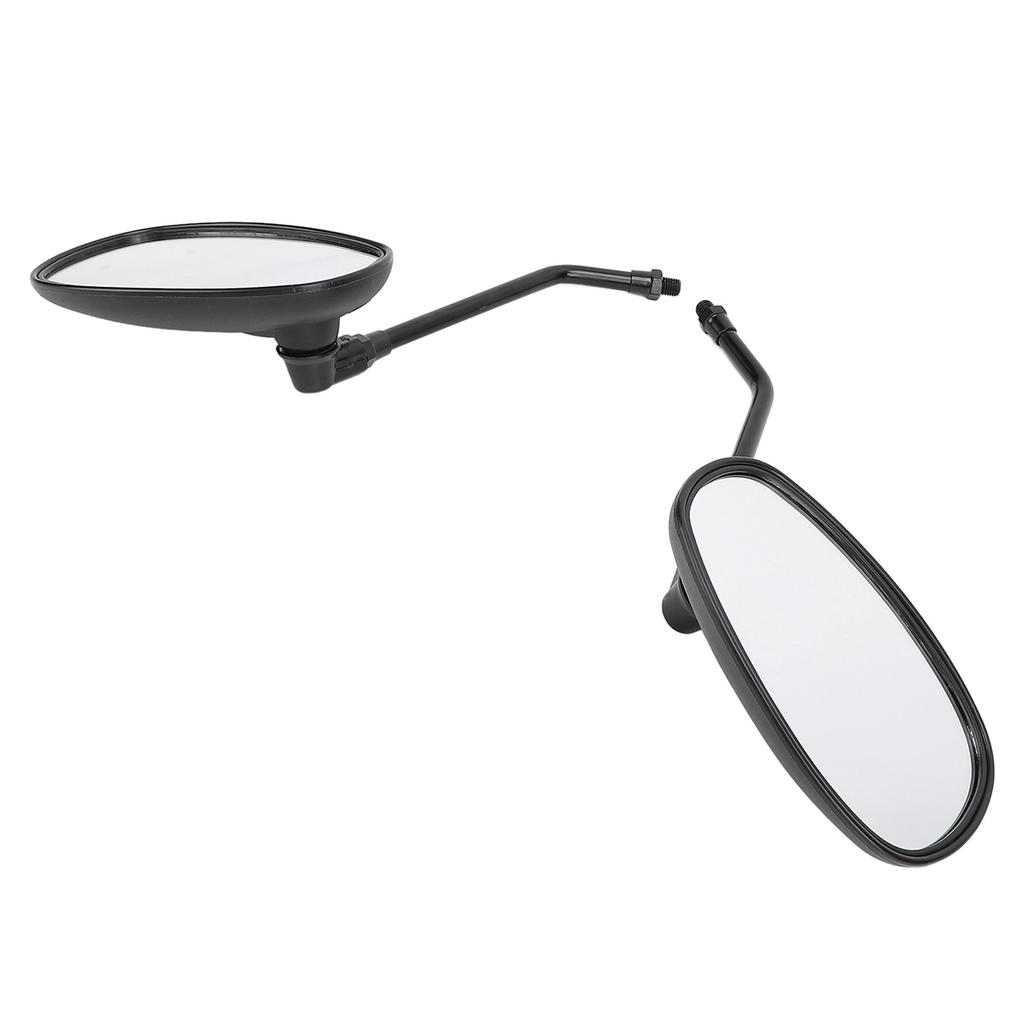 1 Pair Motorcycle Rear View Mirror 360 Degree Adjustable Handlebar Side Mirror with M8 M10 Threaded