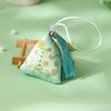 Dragon Boat Festival Sachet Perfume Bag Mosquito Repellent Argy Wormwood Small Pendant Triangle Zongzi Filled Spice Carry-on Embroidery Tassel Pouch