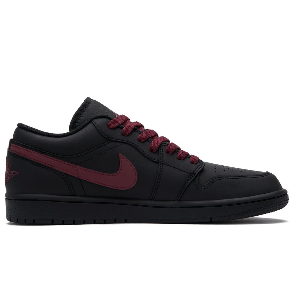 Jordan Air Jordan 1 Back To The Past Low top Vintage Basketball Shoes Unisex Black Red 553558-043(Team990-)
