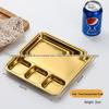 Korean Style 304 Stainless Steel Multi-purpose Compartment Plate