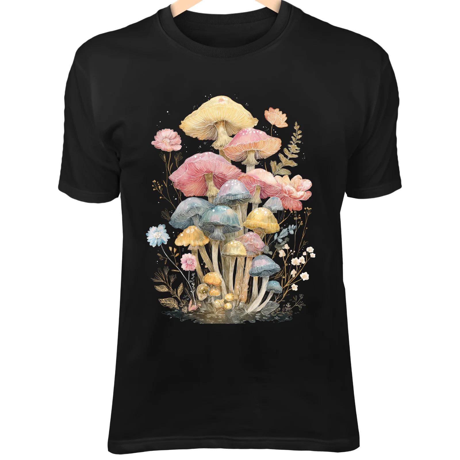 Whimsical Mushroom Cluster - Cottagecore Aesthetic with Pastel Colors & Botanica XL