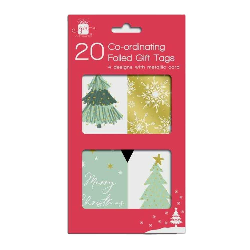 Giftmaker Christmas Tree Gift Tags (Pack of 20)