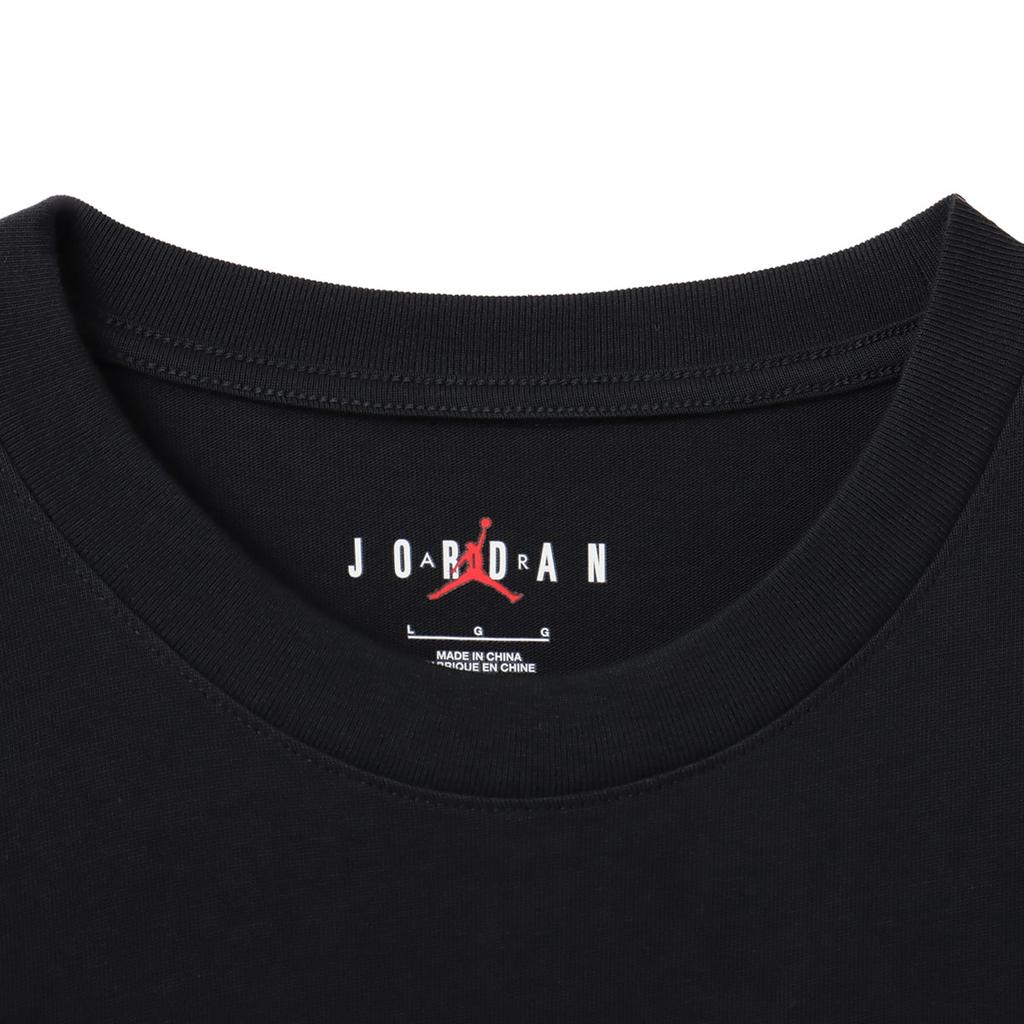 Jordan Comfortable Soft Round Neck Short Sleeve T-Shirt Men tops Black HJ2318-010