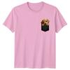 Puppy In Pocket Dogs Animals Unisexs TShirt Unisexs Tee Graphic Unisex