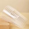 ZISIZ Disposable Octagonal Clear Plastic Cups