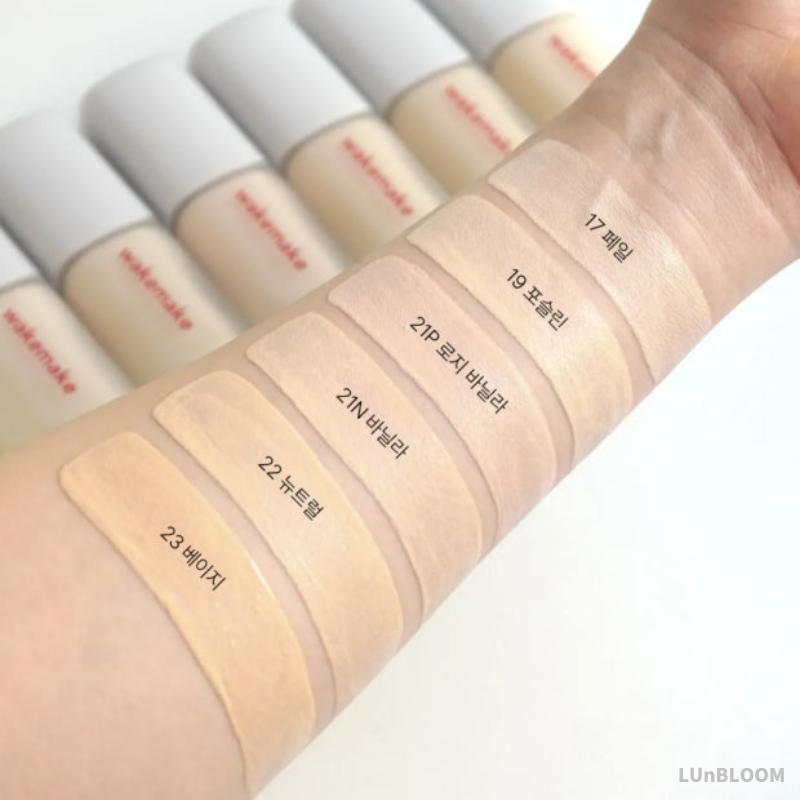 WAKEMAKE Seamless Wear Foundation 30ml SPF30 / PA+++ (+Free gift)