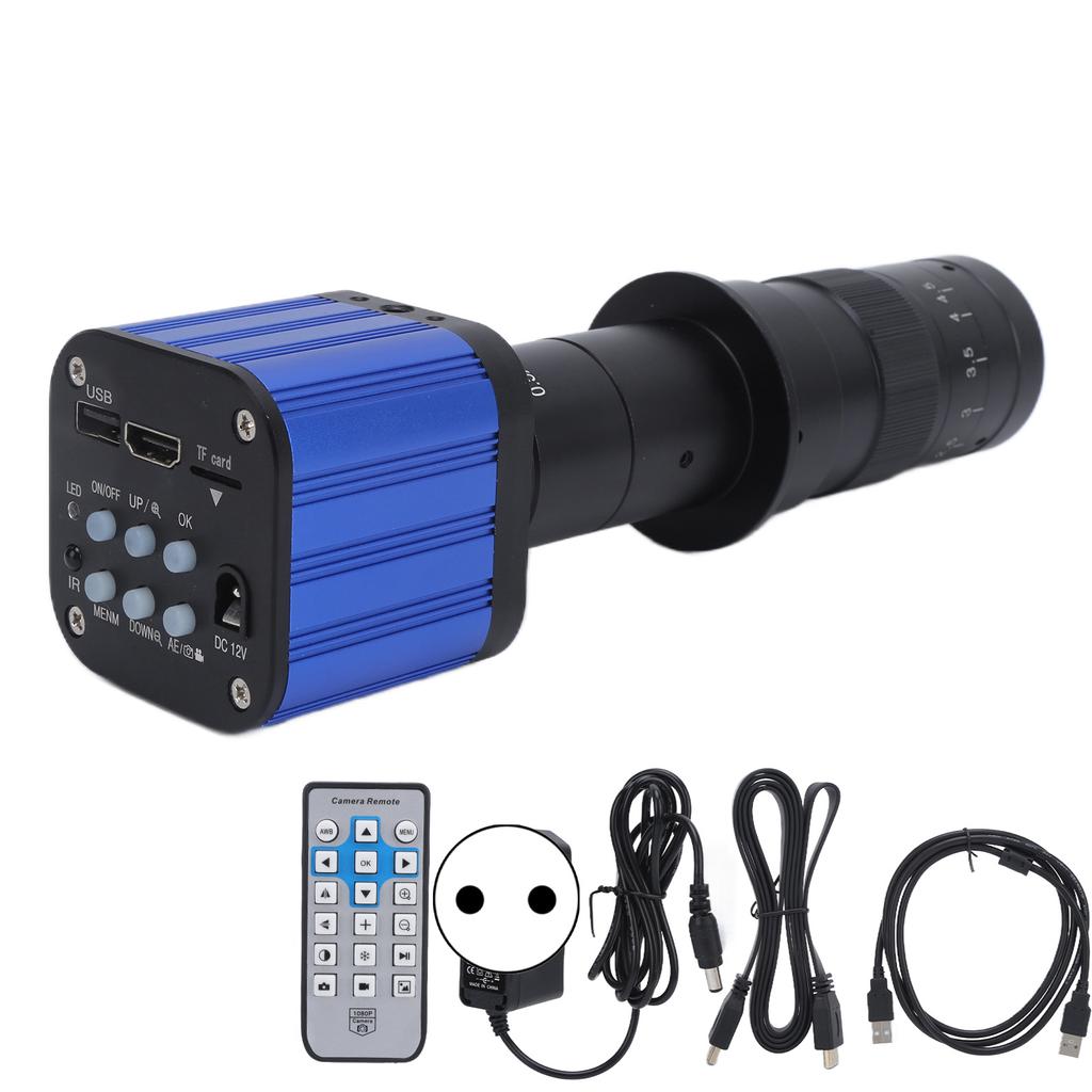 4K 180x C Mount Industrial Camera High Definition Video Microscope Camera for Repairing for SONY Sensor AC 100‑240VEU