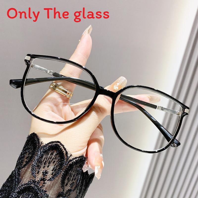 

Old Lady Fashion Blue Light Blocking Eyewear With Large Frame For Senior Women Summer 2025 Black