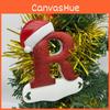 26 Piece Resin Alphabet Christmas Home Decor Hanging Ornaments Stylish Decorations