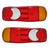 2Pcs Truck Tail Light Cover Reverse Light Light Housing Trailer Brake Light Cover for LF45 LF55 Cabstar