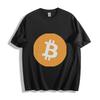 Bitcoin Icon T-Shirt Herren Damen T-Shirts Top - Schlankes Krypto-Stil Unisex Tee