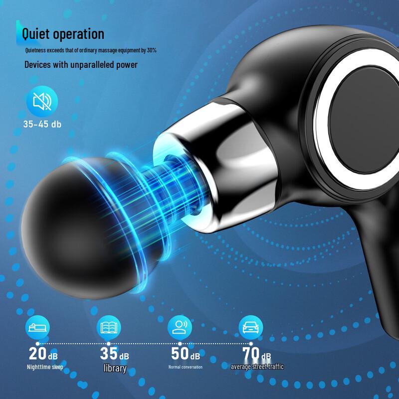 E7 Portable Rechargeable Muscle Massage Gun CN Plug (adapter Included)