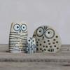 Nuovo set di statue sculture decorative creative a forma di gufo è utilizzato per la decorazione di librerie, decorazione di balconi domestici