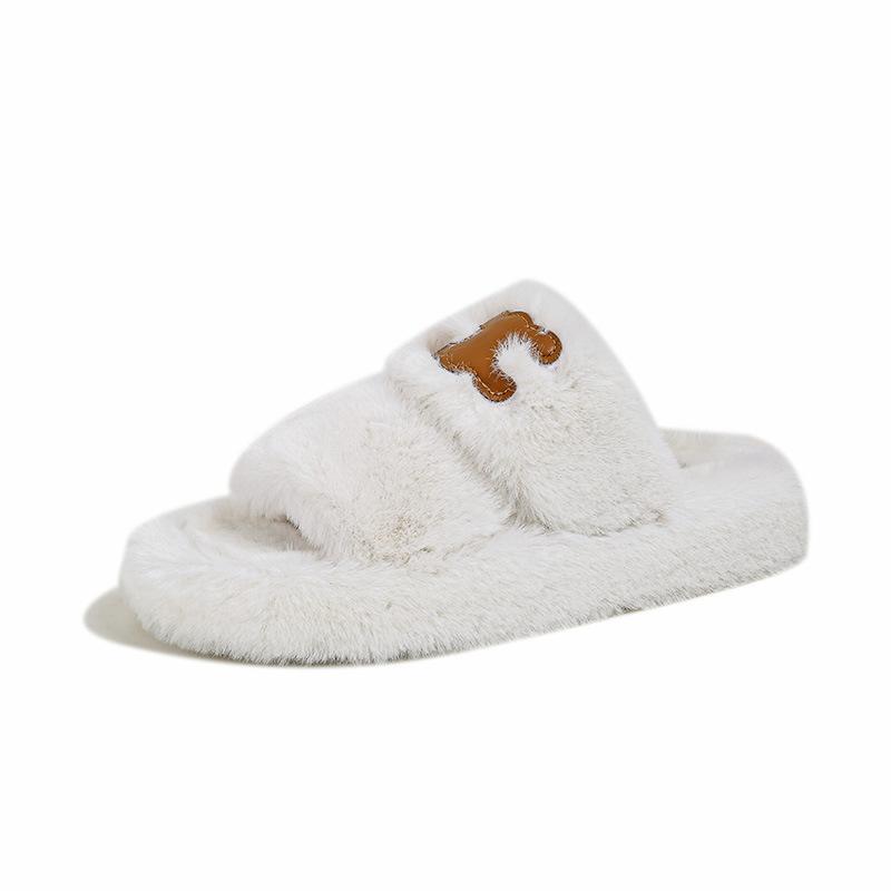 

Grape mother studiolee 2025 new French lazy wind word with plush outer slippers women autumn and winter 31