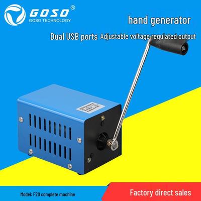 Przenośny generator ręczny do awaryjnego ładowania USB