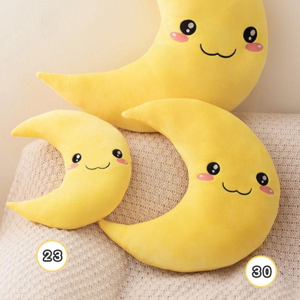 25/35cm Soft Pillow PP Cotton Stuffed Back Cushion Creative Gift Moon Plush Pillow  for Birthday