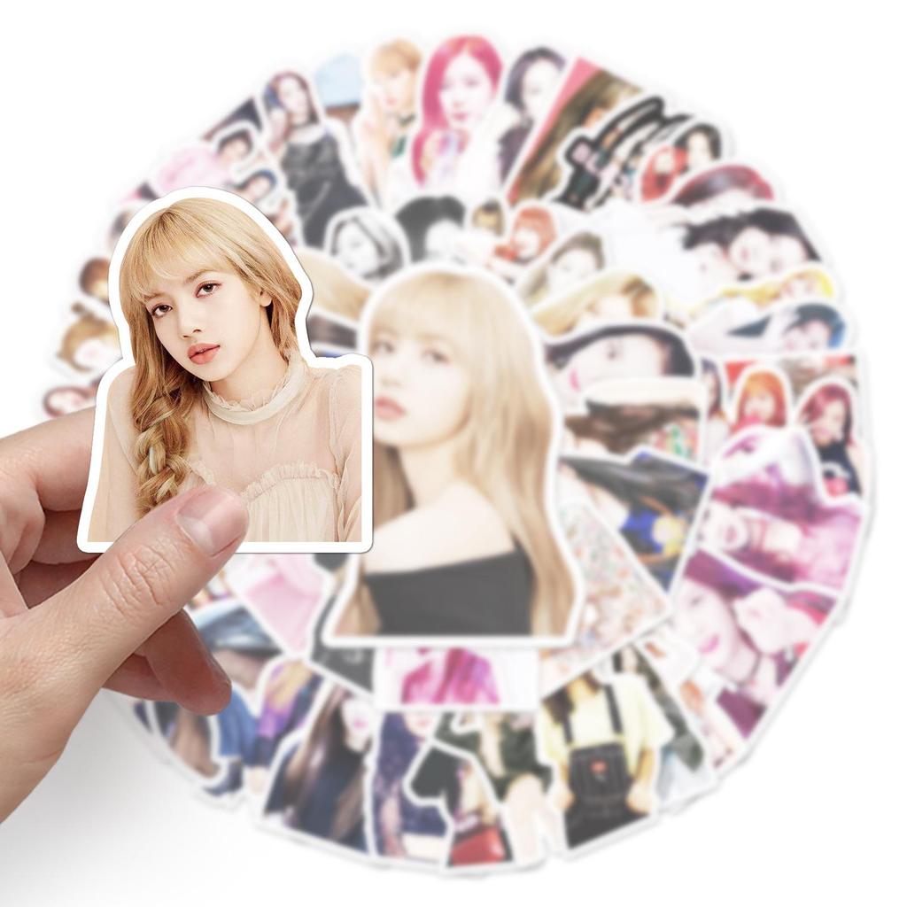 52 BLACKPINK Graffiti Aufkleber - Wasserdichte Sticker für Koffer, Roller, Laptops & Gitarren