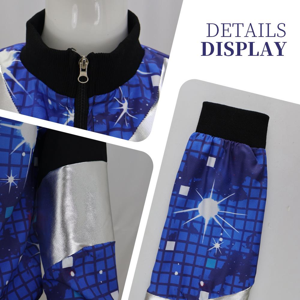 Anime 90s 80s Hippie Disco Costume Street Dance Uniform Cosplay Retro Fantasy Fancy Dress Up Party Clothe Vintage Tracksuit Cos