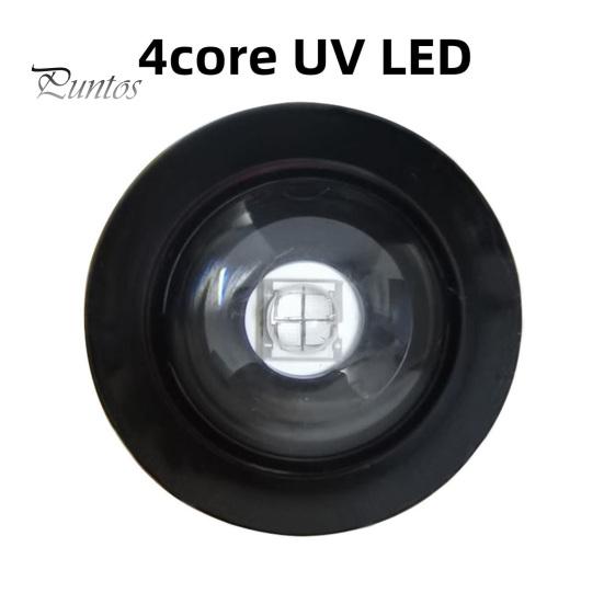 UV Flashlight 395nm Black Light USB Rechargeable Zoom Function Waterproof Portable Ultraviolet Torch Light