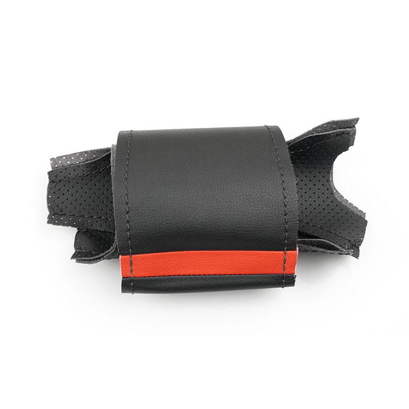 For Renault Clio 3 RS 2005 2006 2007 2008 2009 2010 2011 2012 2013 Hand-stitched Steering Wheel Cover Perforated Leather Trim