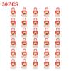 30PCS Doll Travel Suitcase Mini Size Carry-on Trolley Case Simulation Luggage Doll Accessories Christmas Candy Box Plastic