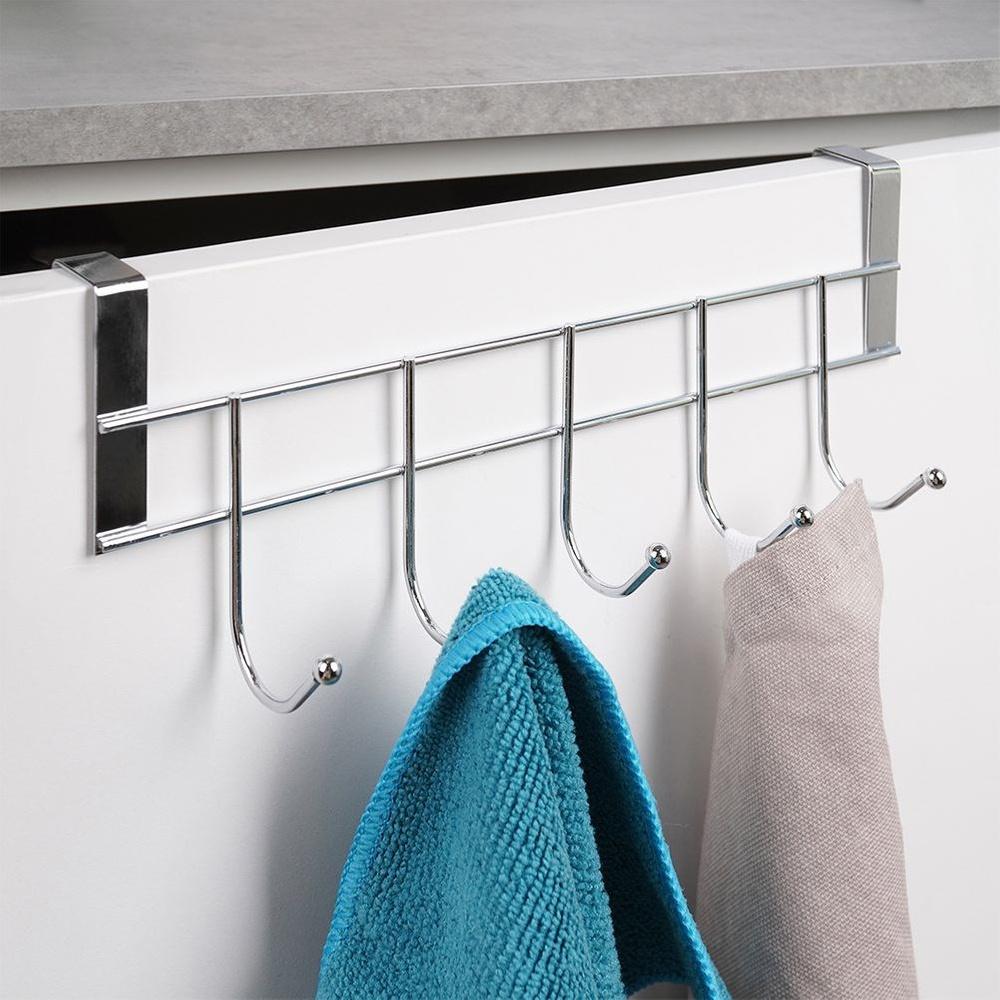 Wieszak Zawieszany Kuchenny Łazienkowy na Drzwi Drzwiczki Szafkę Ścierki