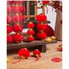 Indoor Outdoor Flocking Lanterns for Chinese New Year Festival Party Decor