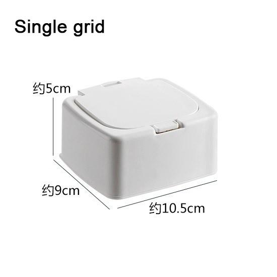 

storage box organizer Desktop storage box Mini pop-up cotton swab with lid Cosmetic cotton plastic dustproof Makeup Organizer