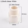 5Pcs Quick Connection Male Thread Connector Straight Pipe Connector  Water Supply Pipes