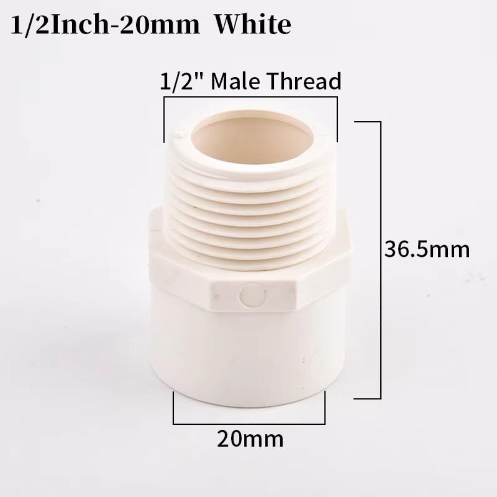 5Pcs Quick Connection Male Thread Connector Straight Pipe Connector  Water Supply Pipes