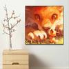 New Arrival 5D DIY Full Circle Diamond Painting " Fox" Embroidery Cross Stitch Home Decor Gift