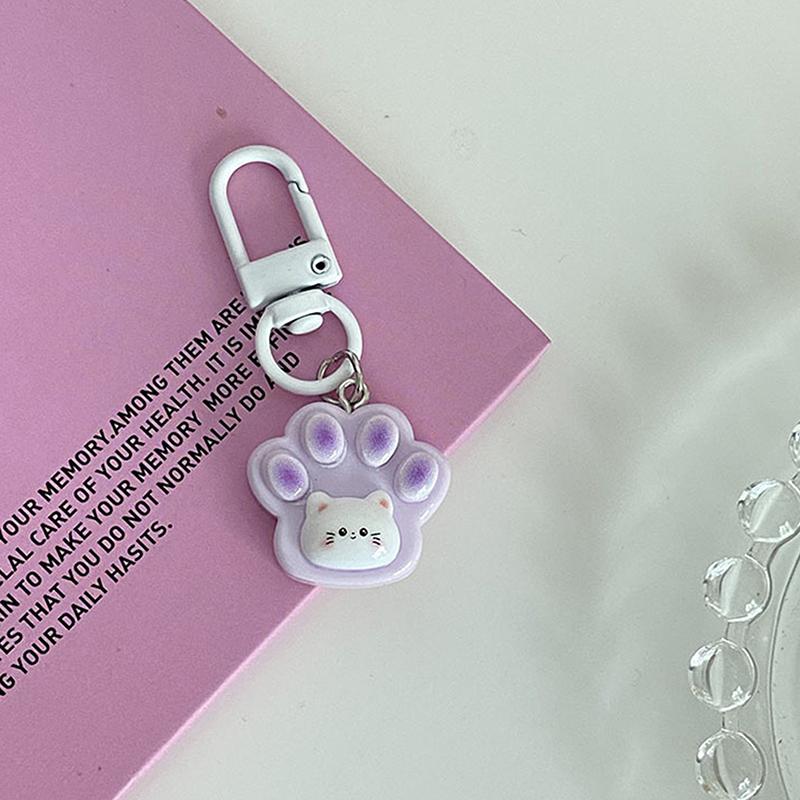 

1 шт. Милый брелок-подвеска в виде кошачьей лапки для девочек, шарм для рюкзака, аксессуар для чехла для наушников, креативные подарки для друга, пары