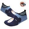 Quick-Dry Water Shoes for Men, Breathable Anti-Slip Beach Shoes Size 44-45, Ultra-Light Diving Shoes with Cute Patterns