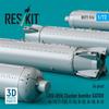 Reskit Gator Cluster Bomb Set Plastic Model Parts 1/72 CBU-89A 4-Piece RSK72-0514 (Airplane)