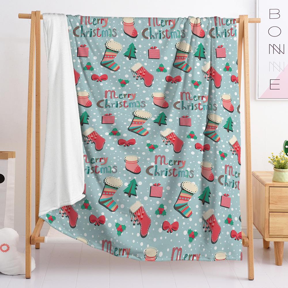 Christmas Blanket Flannel Blanket Gift Snowman Blanket Spring And Autumn