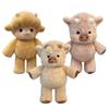 Stuffed Wild Boar Plush Toy Cute Soft Sheep Cartoon Collectible Doll Cute Stuffed Animals for Children Men Women Kids Boys Girls