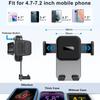 Car Cell Phone Holder Cellphone Mount for Dashboard Windshield Auto Dash Mobile iPhone Stand Support Clip Fit 4.7-7" Smartphone