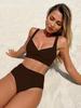 European & American Style 2026 High-Waisted Bikini - Sexy Two-Piece Swimsuit for Women