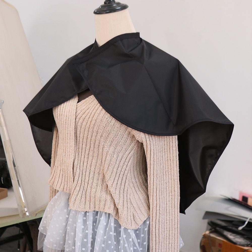 Cloth Wrap Black Half Apron Dye Cape Hairdressing Apron Waterproof Makeup Apron Barbershop