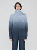 REMPLACEMENT Gradation Jacquard Muffler - Indigo Denim