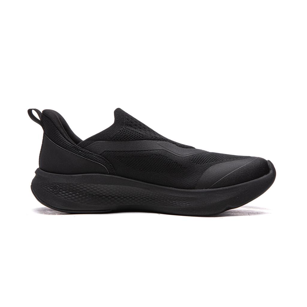 Li Ning Cloud Yi Slip On Abrasion Resistant Breathable Cushioning Slip Resistant Low top Casual Shoes Men's Black AGLW055-3