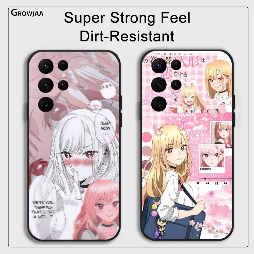 Marin K-Kitagawa Anime Dívka Pouzdro na Telefon Pro Samsung Galaxy S25 S24 S22 S23 Ultra S21 S20 Plus 5G Ochranné Silikonové Funda